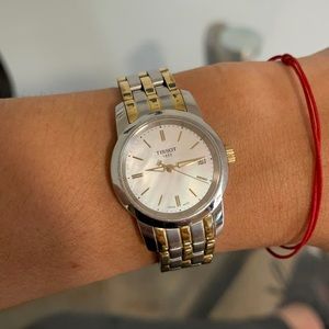 Tissot Watch Stainless steel two-tone pearl